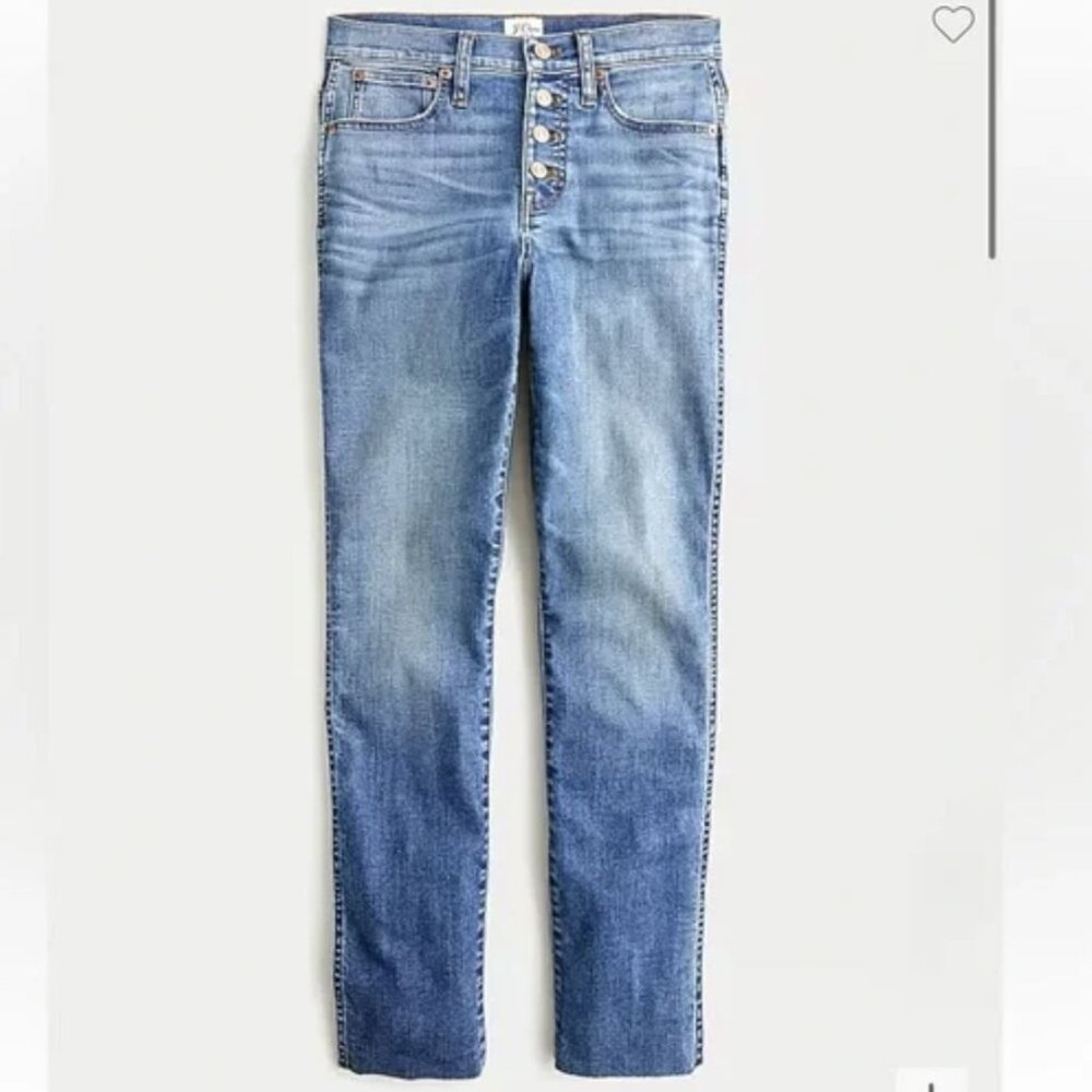 J. Crew 9" vintage straight jean in Cape Blue wash size 26